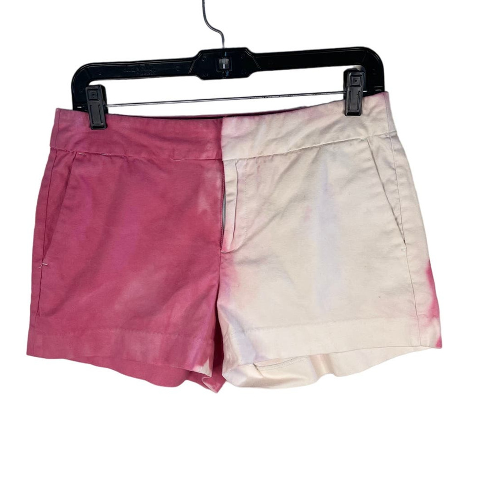 Re Loved Two Tone Banana Republic Chino Shorts Women Size 6 Preppy Summer Beach
